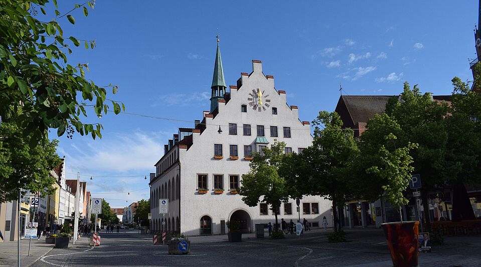 Rathaus Neumarkt i. d. OPf. Rathaus Neumarkt i. d. OPf., Sicht vom Unteren Markt